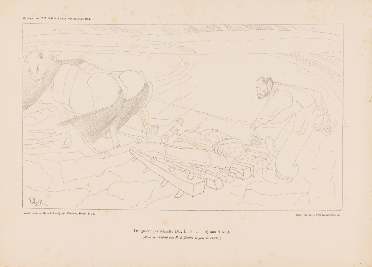 De groote plattelander mr LHs aan t werk 1895