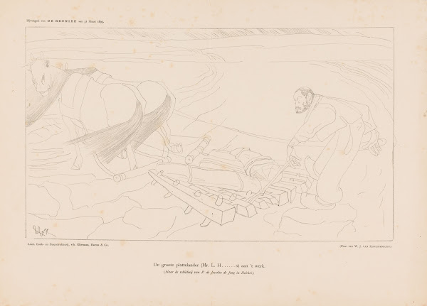 De groote plattelander mr LHs aan t werk 1895