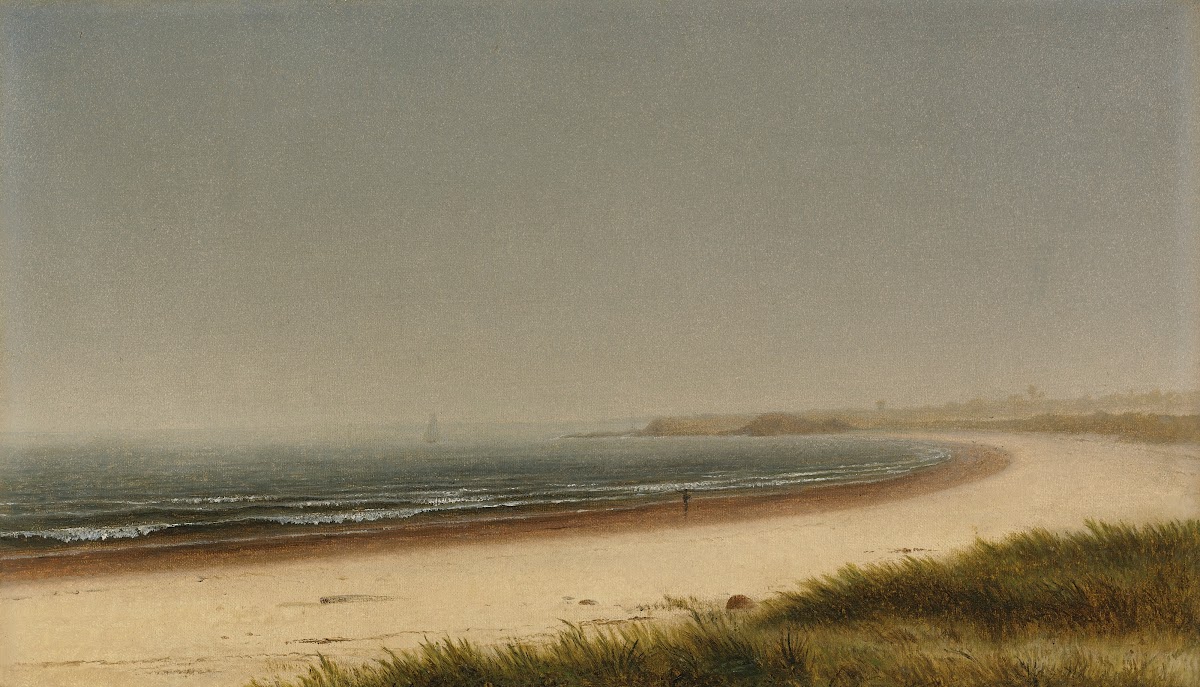 Beach Scene Newport 1860