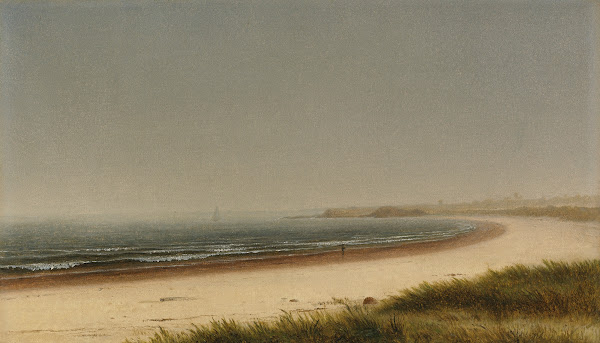 Beach Scene Newport 1860