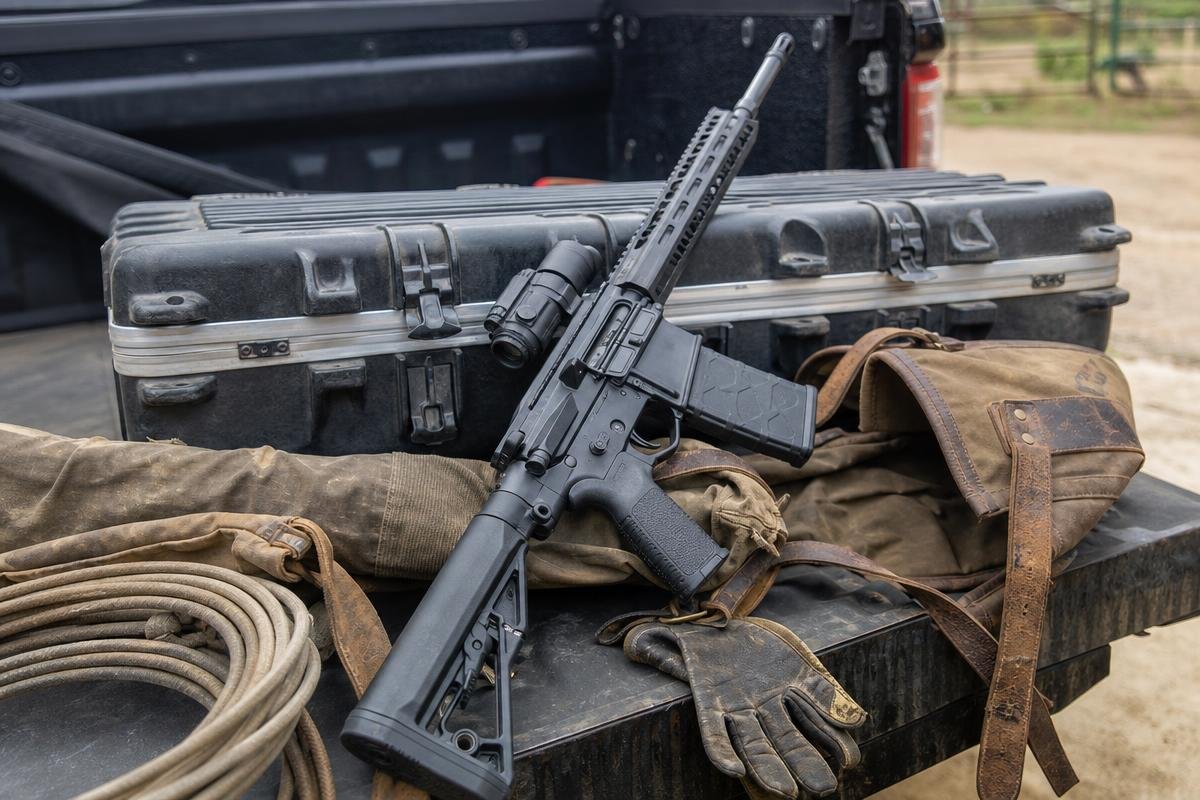 home defense AR-15 setup and ranch rifle configuration