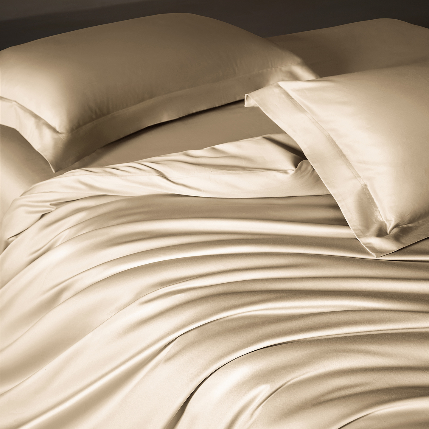 Duvet cover, Egyptian long-staple cotton, satin