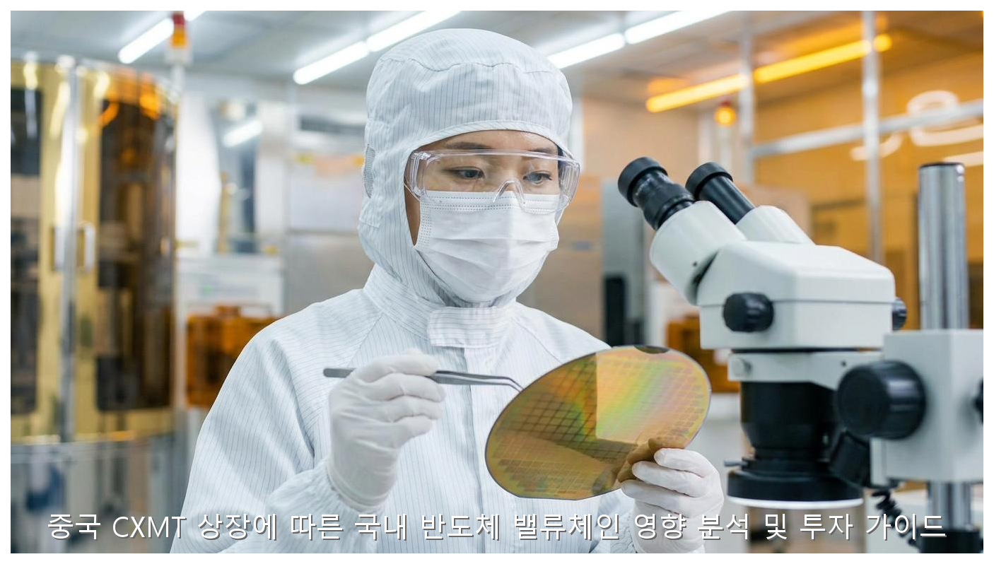 중국 CXMT 상장에 따른 국내 반도체 밸류체인 영향 분석 및 투자 가이드 핵심 안내 및 분석 인포그래픽 (4)