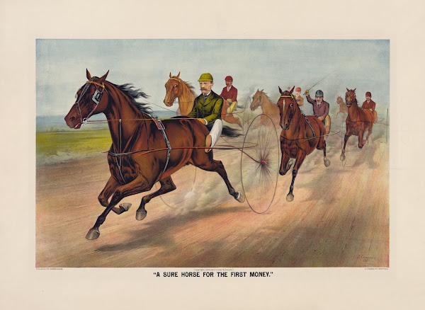 A sure horse for the first money 1886
