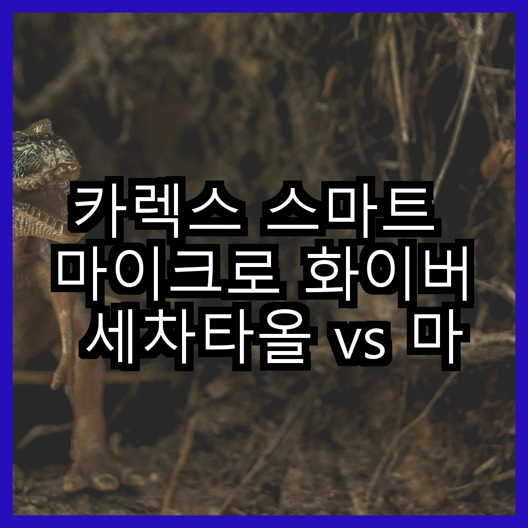카렉스 스마트 마이크로 화이버 세차타올 vs 마이크로 화이버 슈퍼 클리너 타월, 어떤 선택이 더 나을까? 썸네일