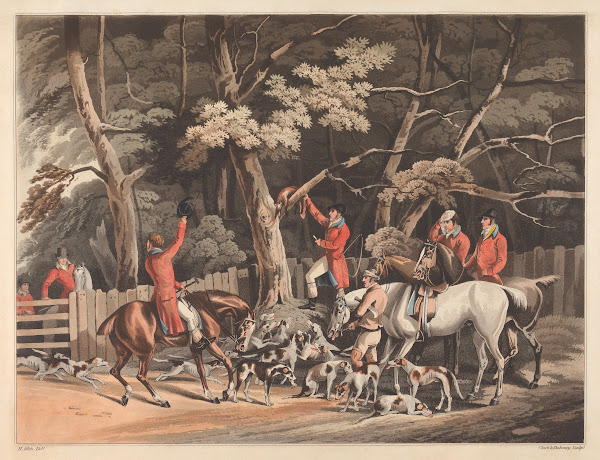 Fox hunting The Death 1813