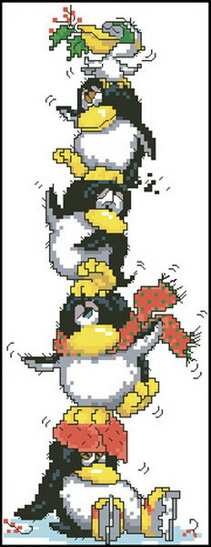 CMP KE084 Four Penguins And A Duck