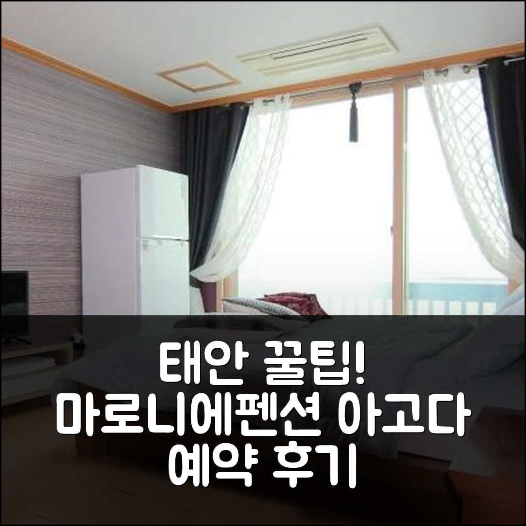 태안 마로니에펜션: 태안 꿀팁 예약 후기! - 아고다 호텔 추천