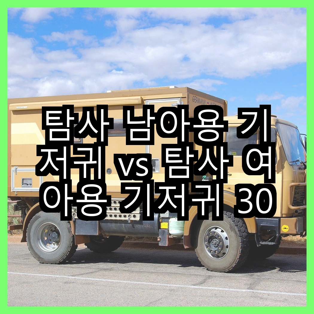 탐사 남아용 기저귀 vs 탐사 여아용 기저귀 30매, 어떤 차이가 있을까요? 썸네일