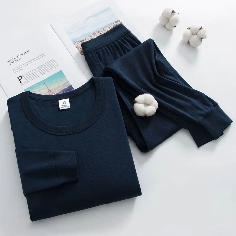 Baumwoll-Thermo-Unterwäscheset für Damen und Herren