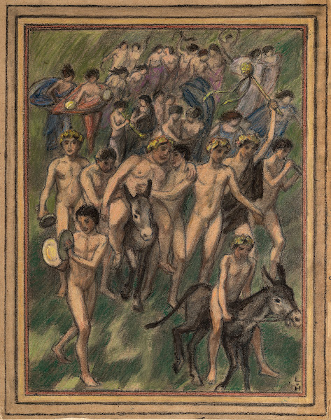 Bacchantenzug circa 1905