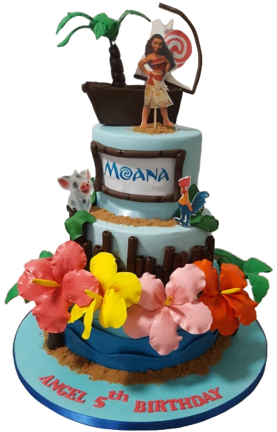 Moana Princess Birthday Cake CB-NC195