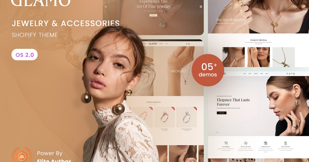 Glamo – Jewelry & Accessories Shopify 2.0 Theme Free Download – Envato Elements