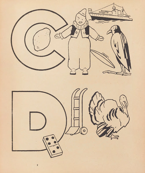 A B C à colorier Pl05 1938