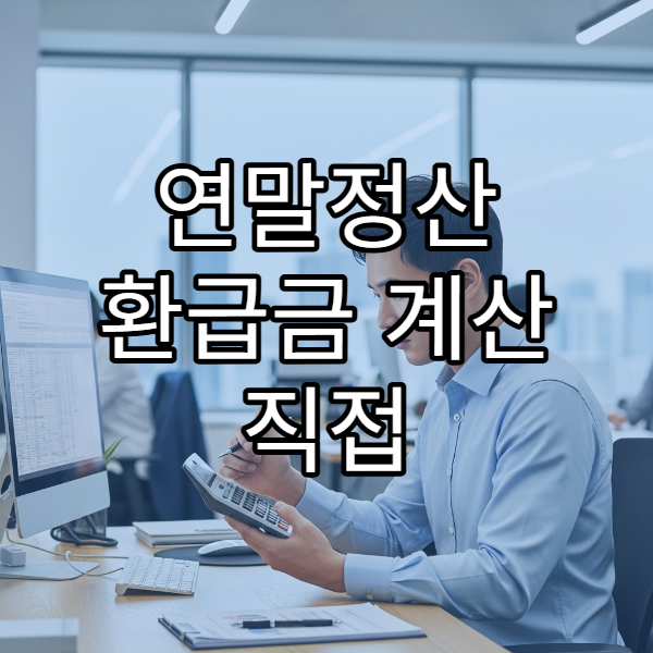 연말정산 환급금 계산 직접 해보니 이렇게 달라집니다