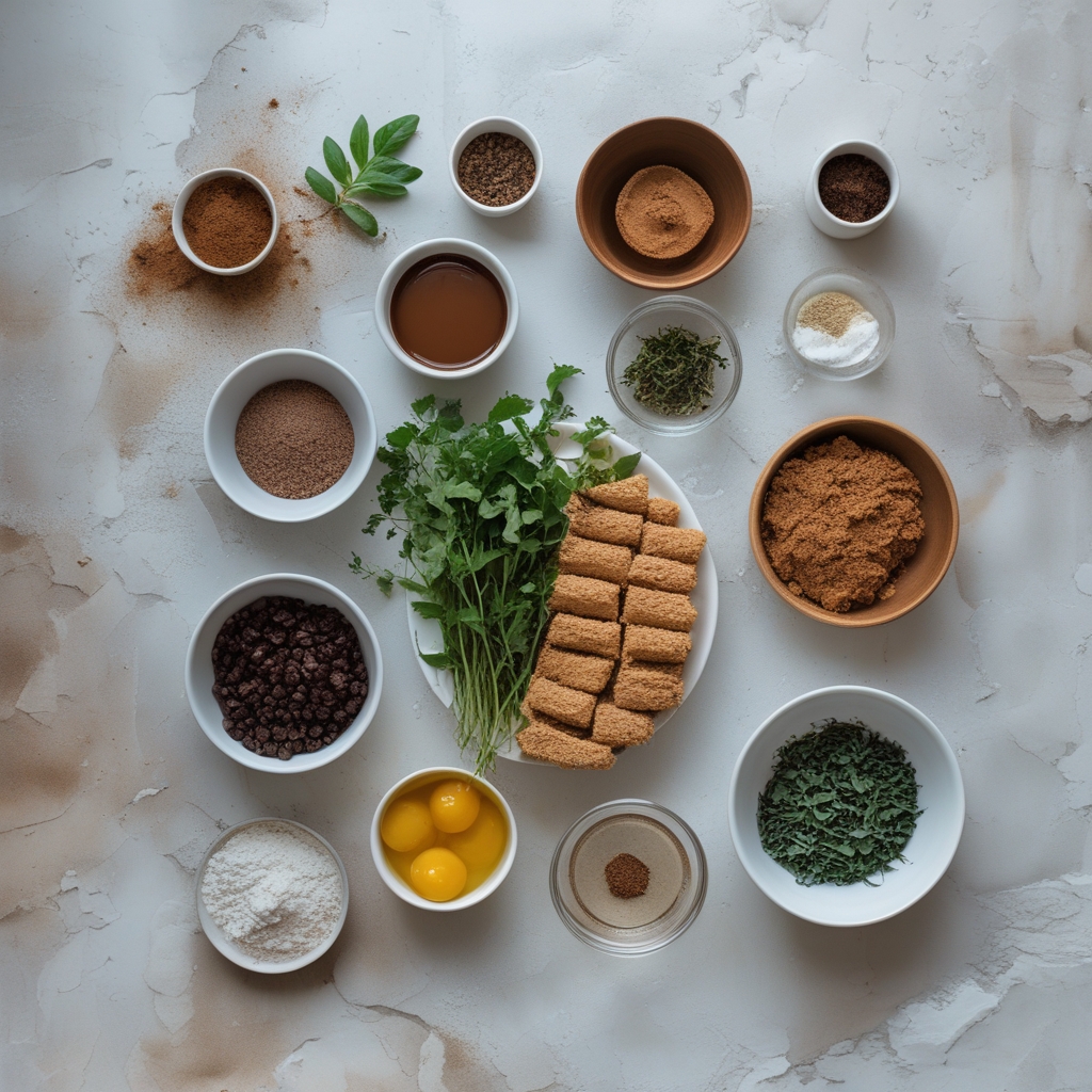 Ingredients for No-Bake Chocolate Coconut Graham Balls – Easy Homemade Snack Recipe