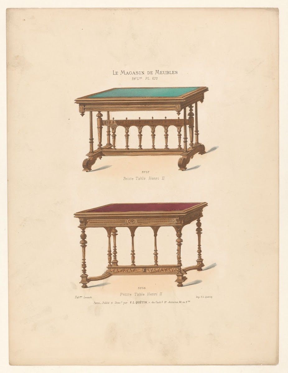 Petite Table Henri II 1832   1904