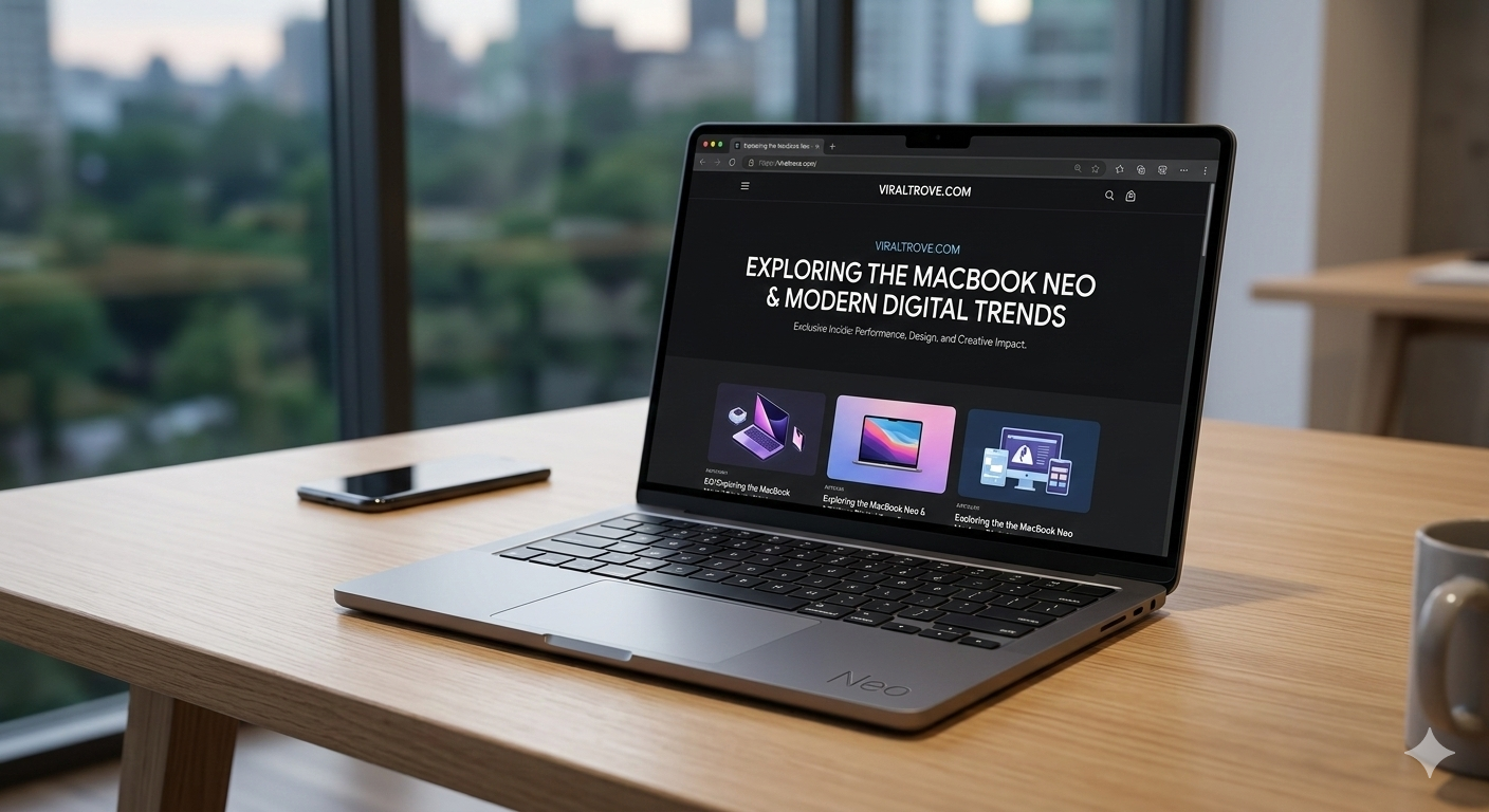 Apple MacBook Neo 2026 laptop for creators and content editing