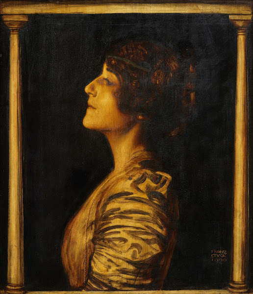 Weibliches Porträt Mary Stuck 1900