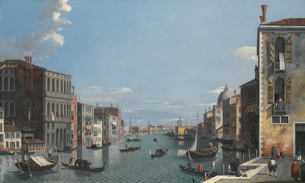 Venice The Grand Canal Looking East Towards The Dogana 19th Century