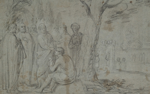 Christ Healing the Blind Man 17thcentury