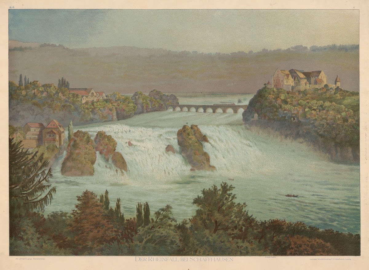 Der Rheinfall bei Schaffhausen