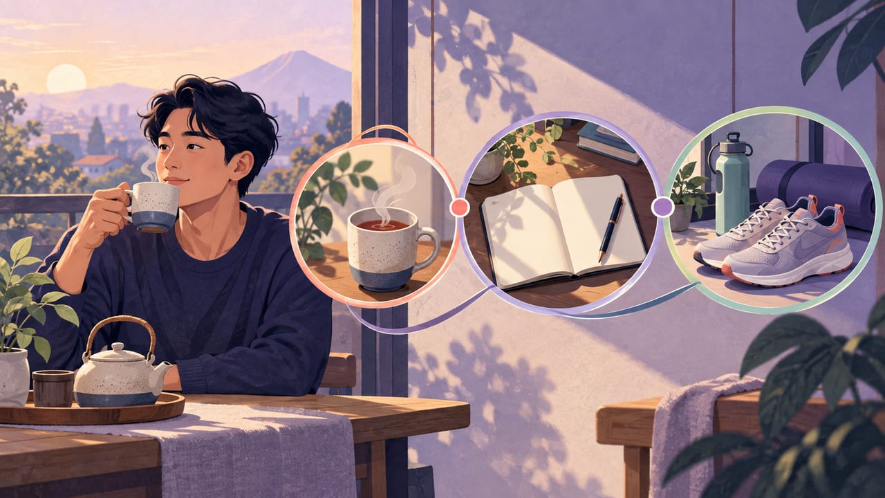 Ilustrasi pendamping materi Bangun Rantai dari Rutinitas yang Sudah Ada