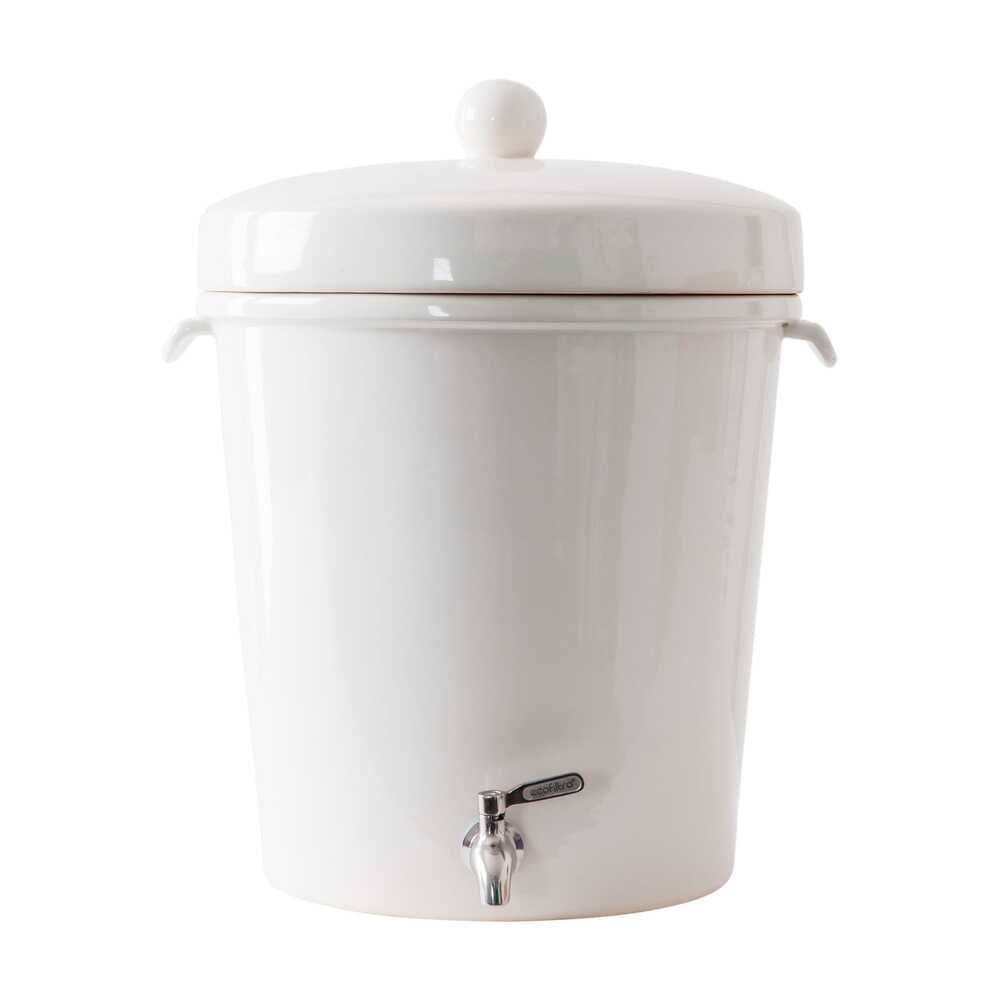 Filtro de agua de cerámica grande Ecofiltro™ 20 L color blanco