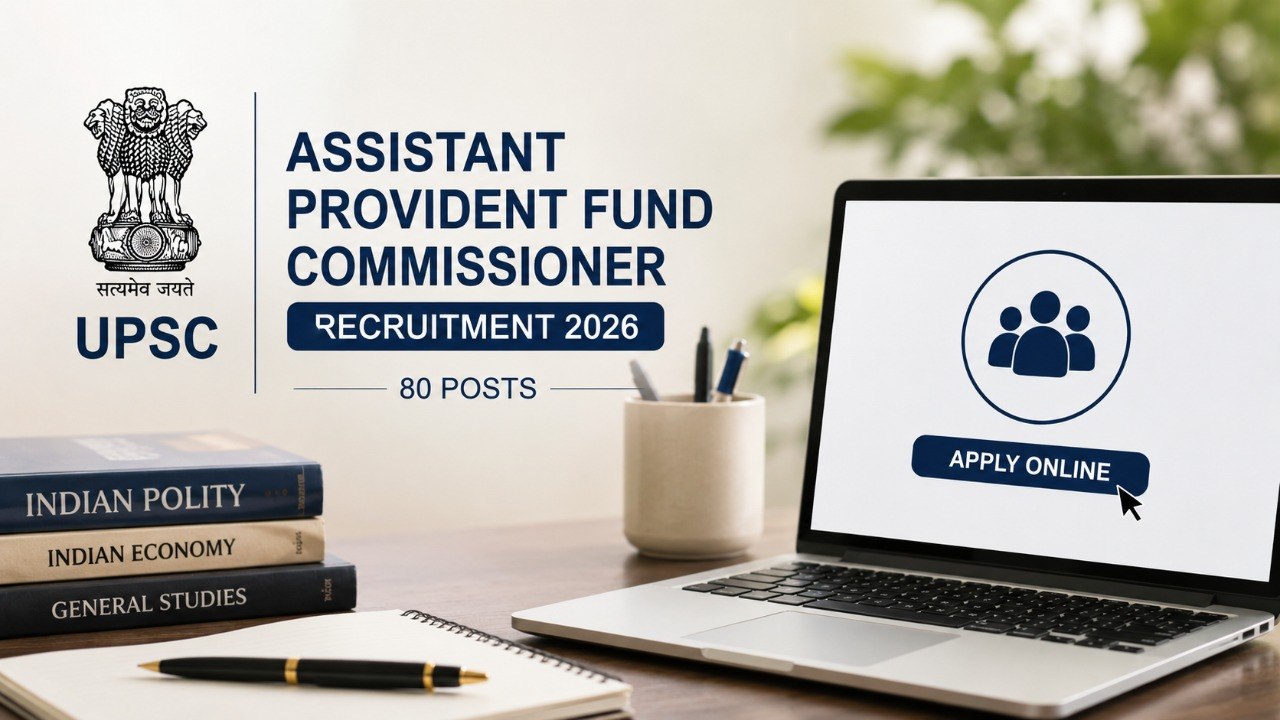 UPSC Announces 80 APFC Posts for EPFO in 2026 Recruitment