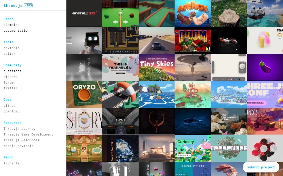Captura de Three.js