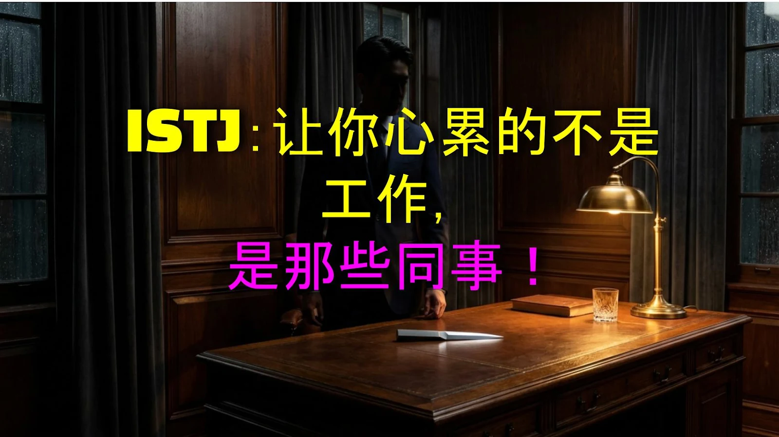 ISTJ：让你心累的不是工作，是那些同事！