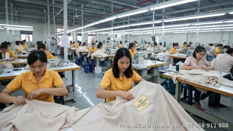 Cloth Stickers - Gold Garment Vietnam