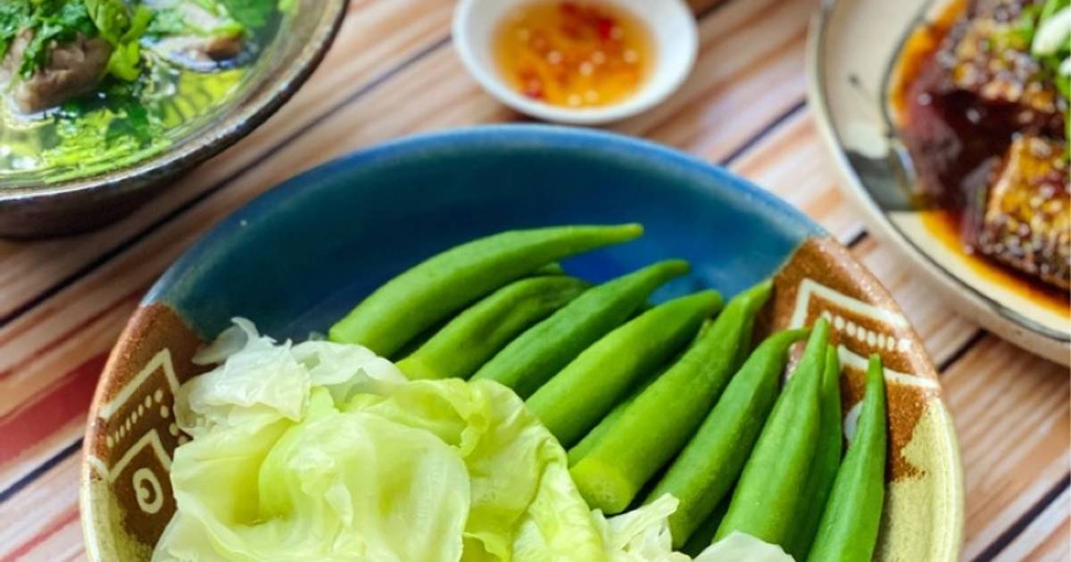 Bắp Cải Đậu Bắp Luộc