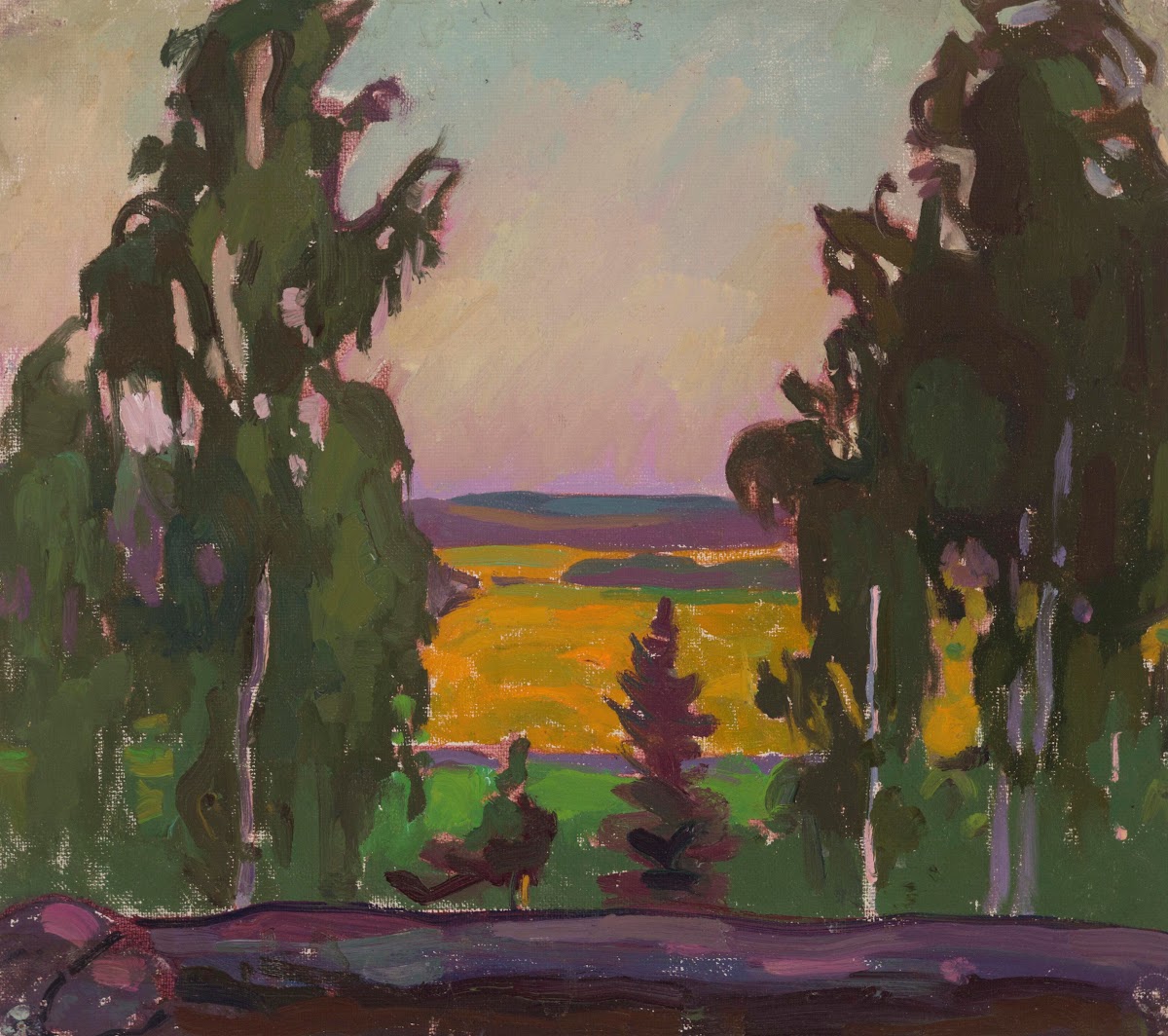 Maastik puudega 1931