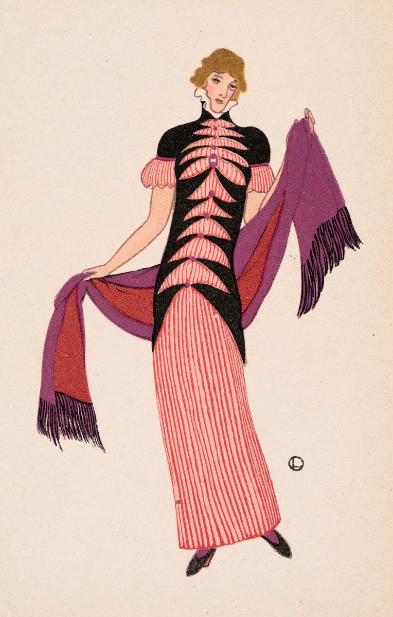 Nr 854 Modekarte 1912