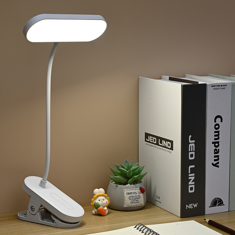 LED-Klemmlampe für Schreibtisch und Nachttisch, dimmbar
