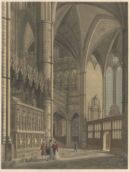 Part of the Sachristary Leading to the Chapel of Henry VII 1793