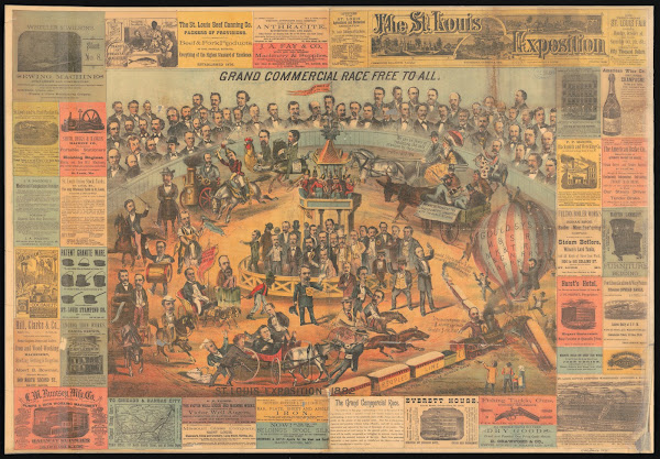 St Louis Exposition 1882 grand commercial race free to all 1892