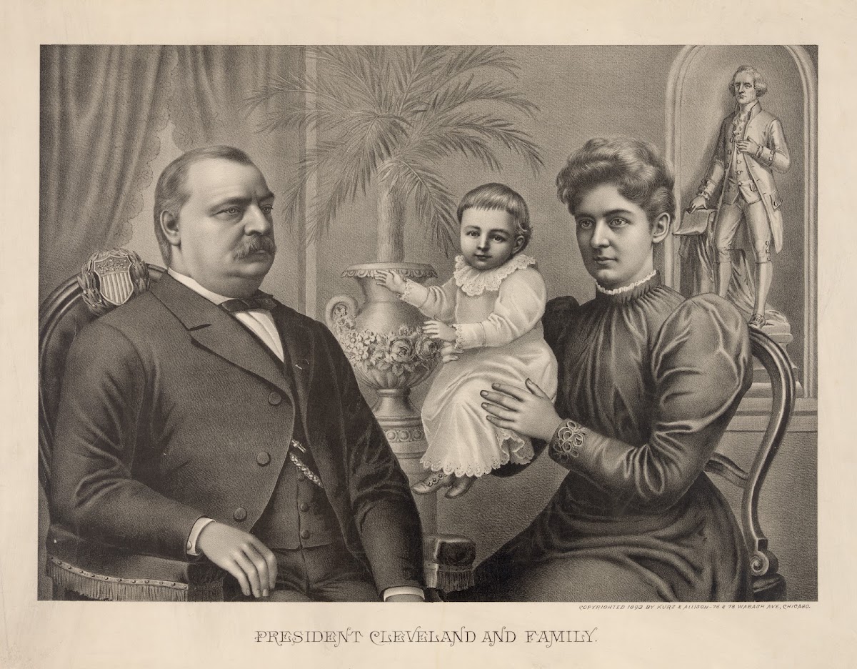 President Grover Cleveland and family 1893