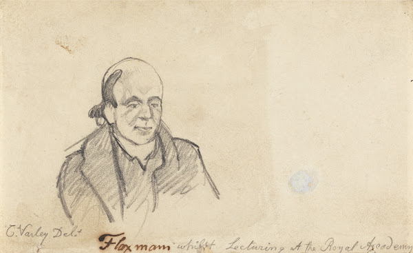 John Flaxman whilst Lecturing at the Royal Academy after 1800