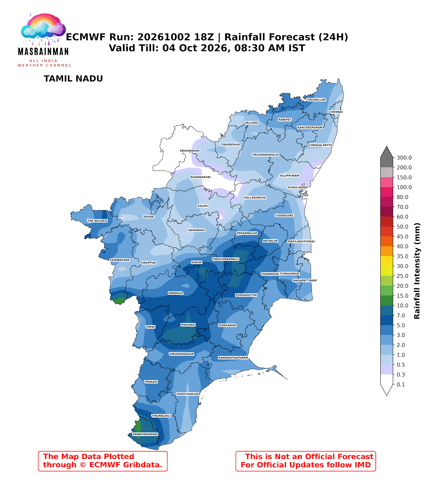 Tamil Nadu - MasRainMan Weather