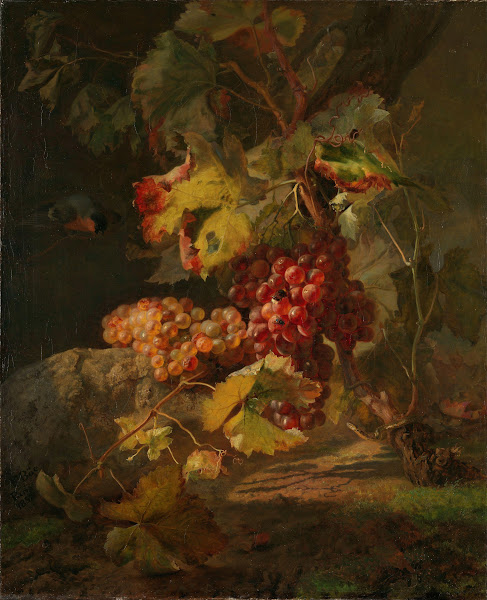 Still Life with Grapes 1852