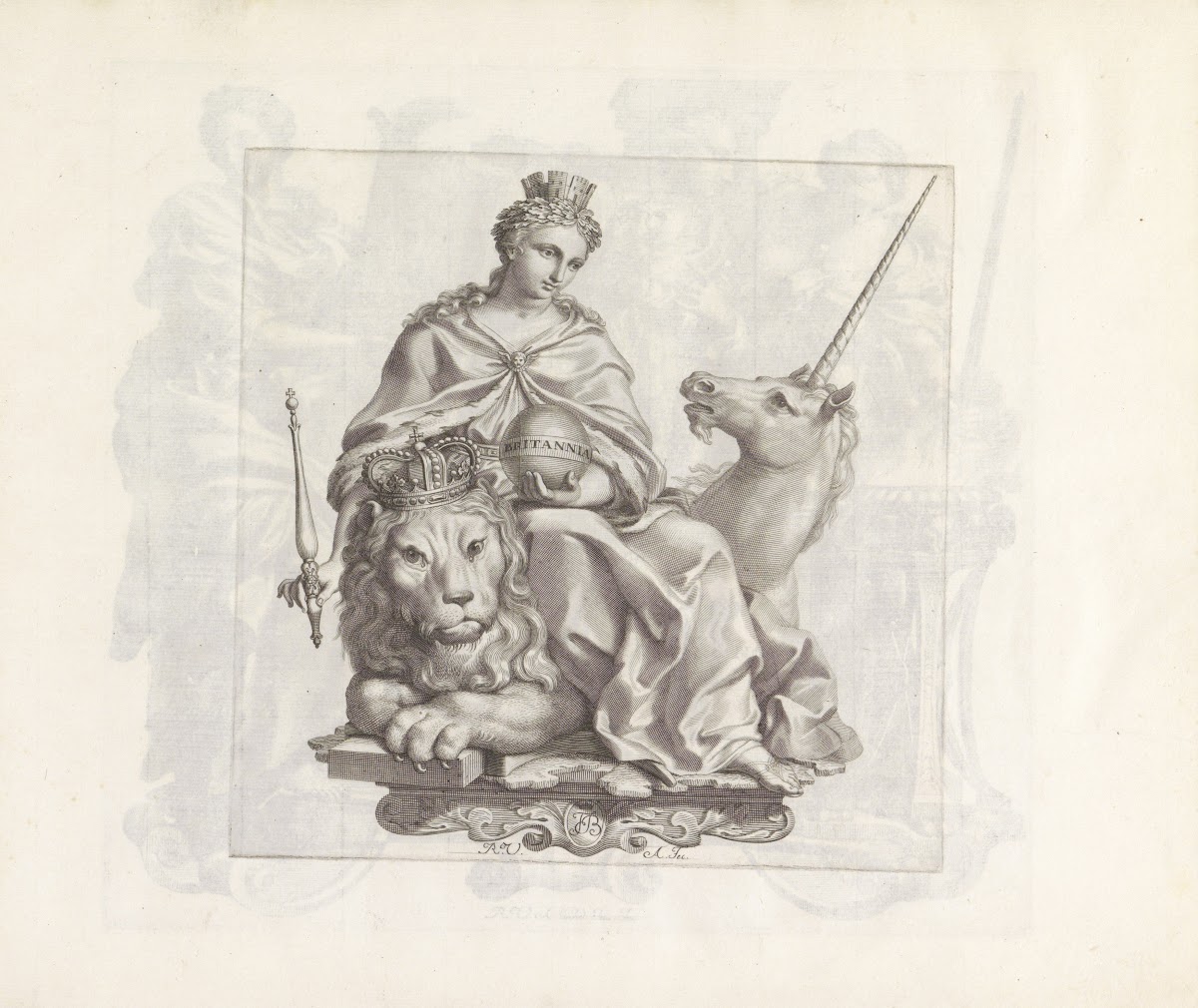 Personificatie van Britannia 1673 1743
