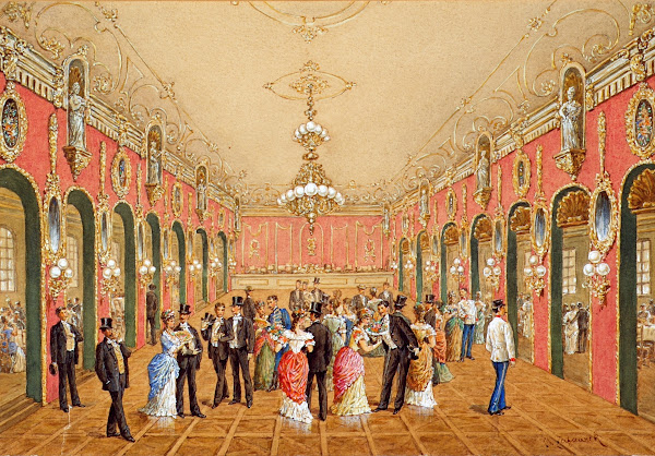 Das Schöndorf Colosseum Ball in Schwenders Colloseum 1880