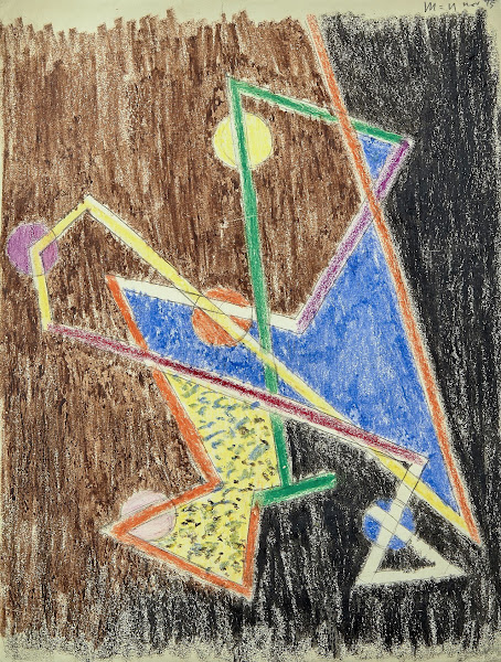 Sans titre Farbenexplosion  Protest der Farbe 1945