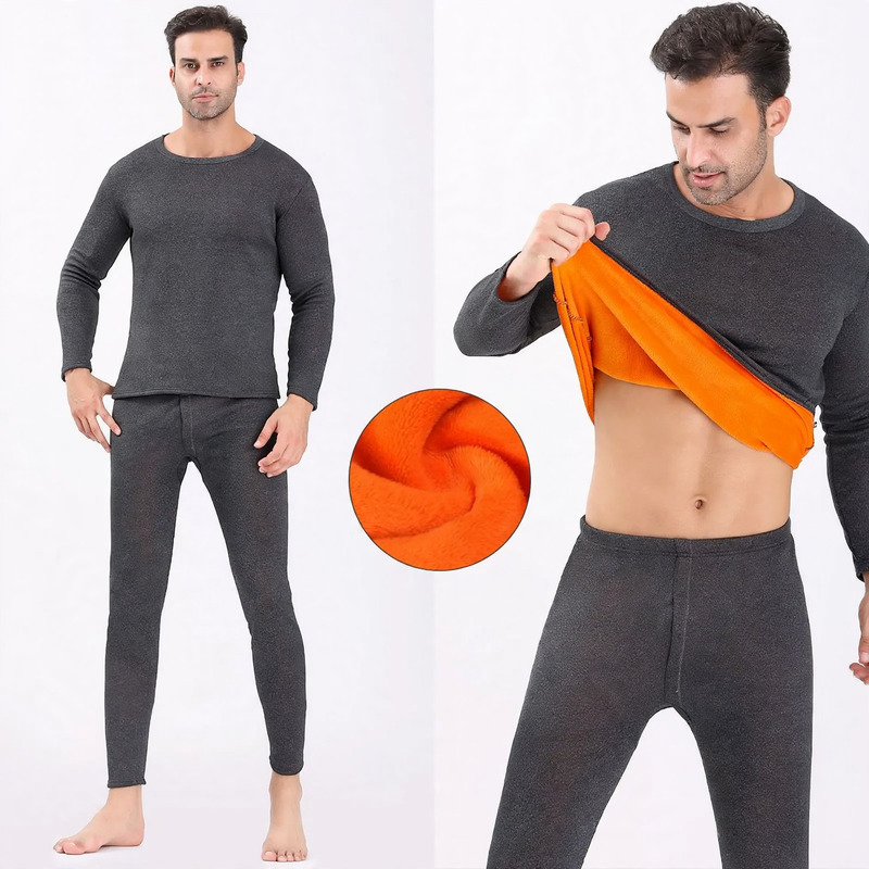 Thermal underwear set, insulated, for men and women