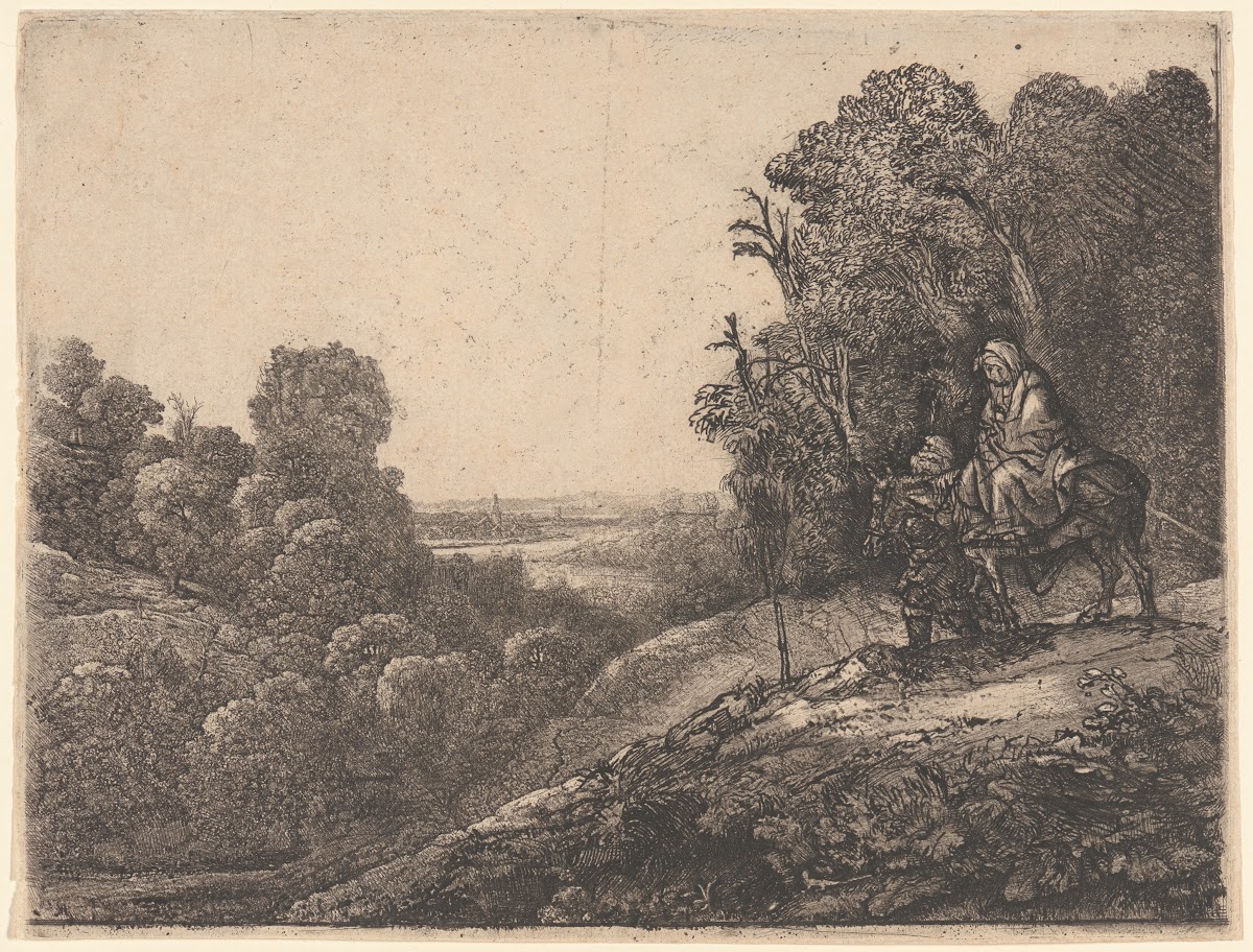 The Flight into Egypt ca 1653