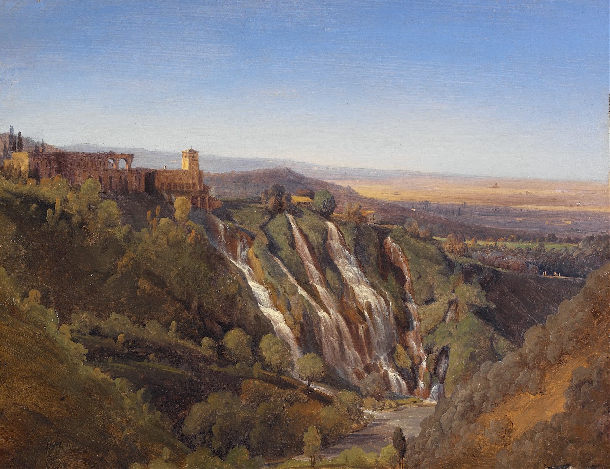 Landscape Near Tivoli Study 1844