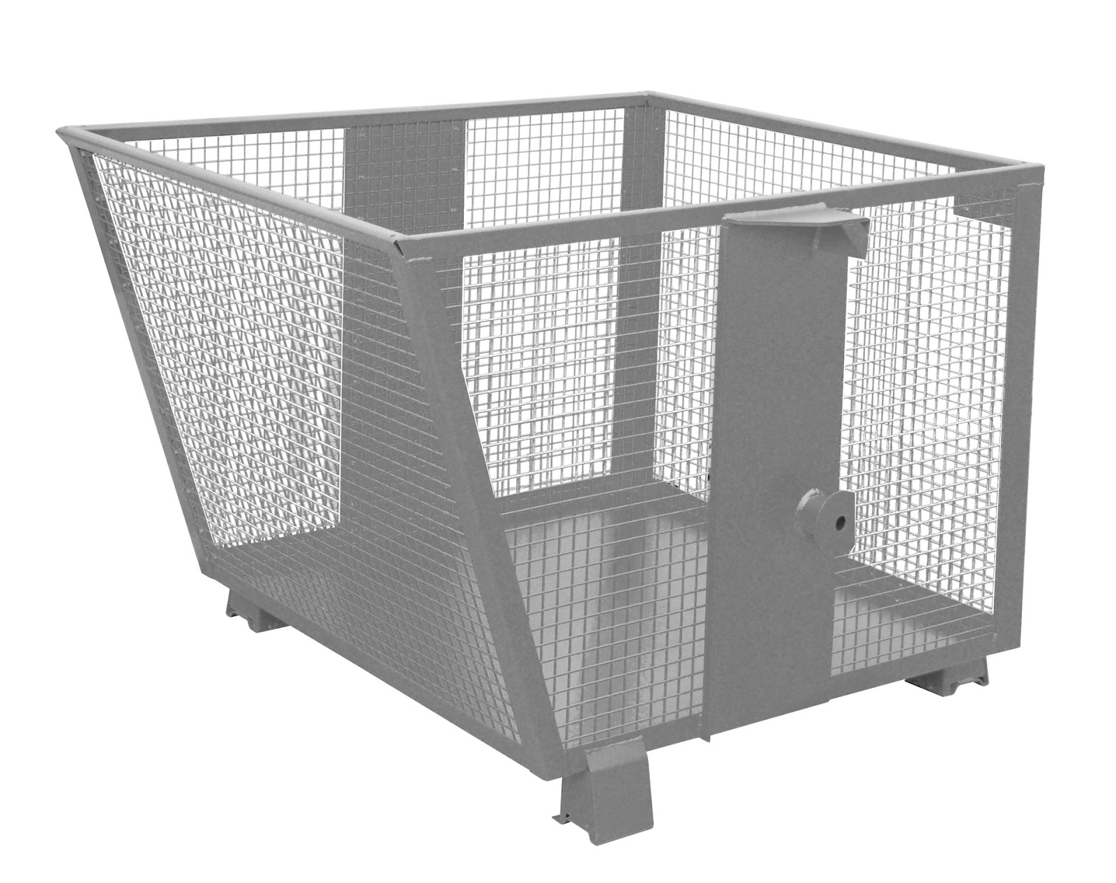 Gaascontainer BSK-G 90, gelakt, Muisgrijs