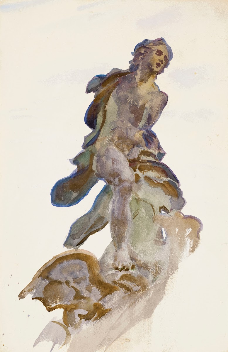 A Statue in Rome circa 1906 07
